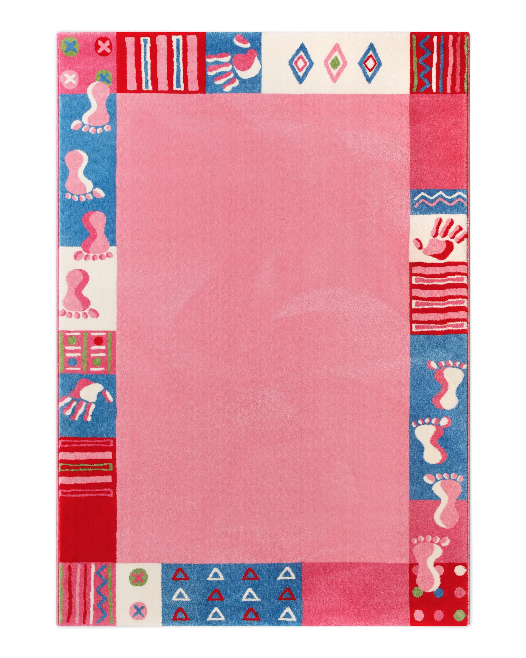 Kinderteppich Rosa Pink "Hand&Feet" WECONhome