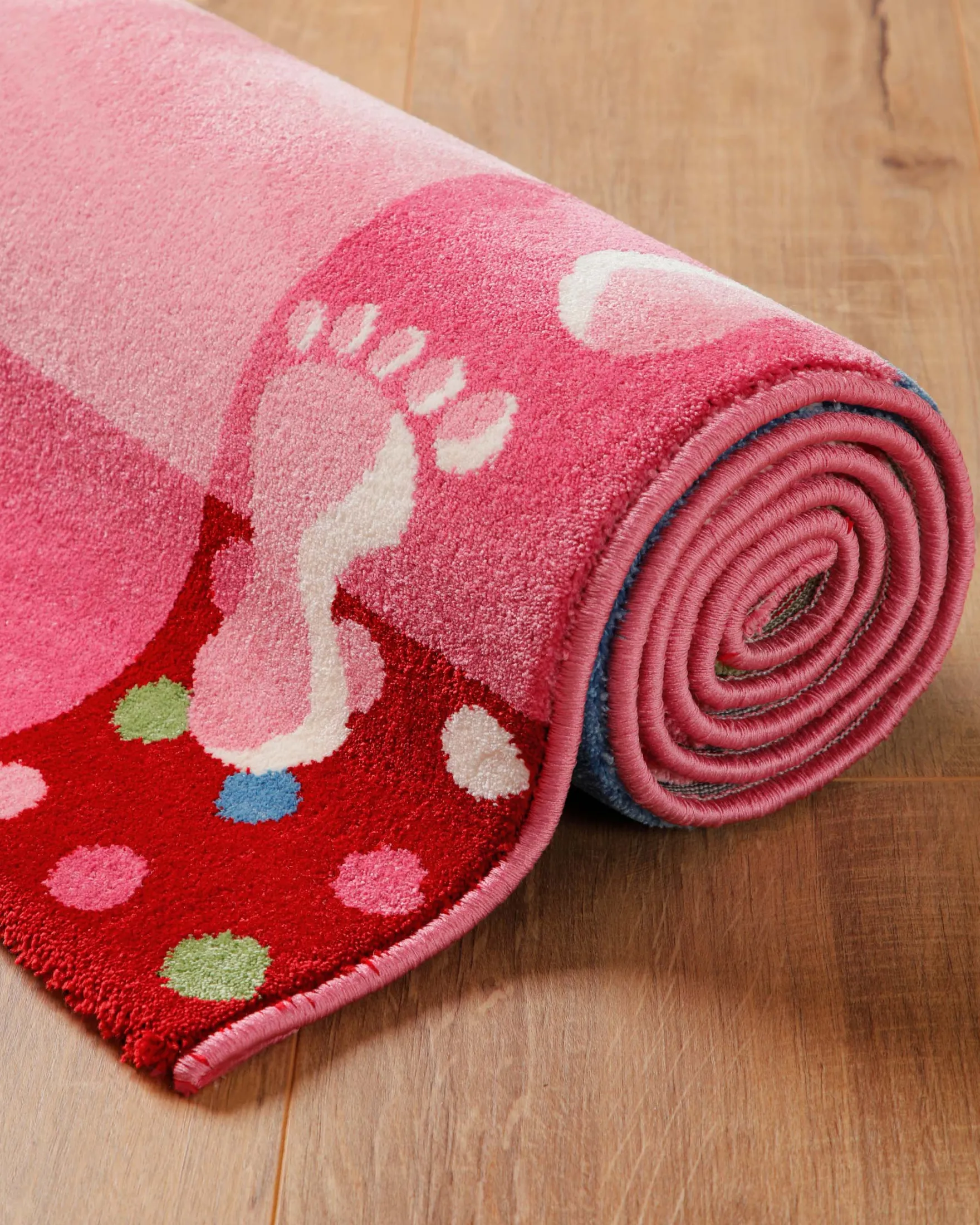 Kinderteppich Rosa Pink "Hand&Feet" WECONhome