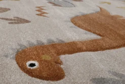 Kinderteppich Sand Beige meliert