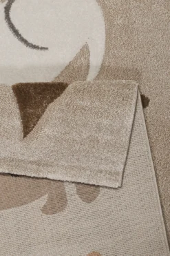 Kinderteppich Sand Beige meliert