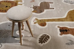 Kinderteppich Sand Beige meliert