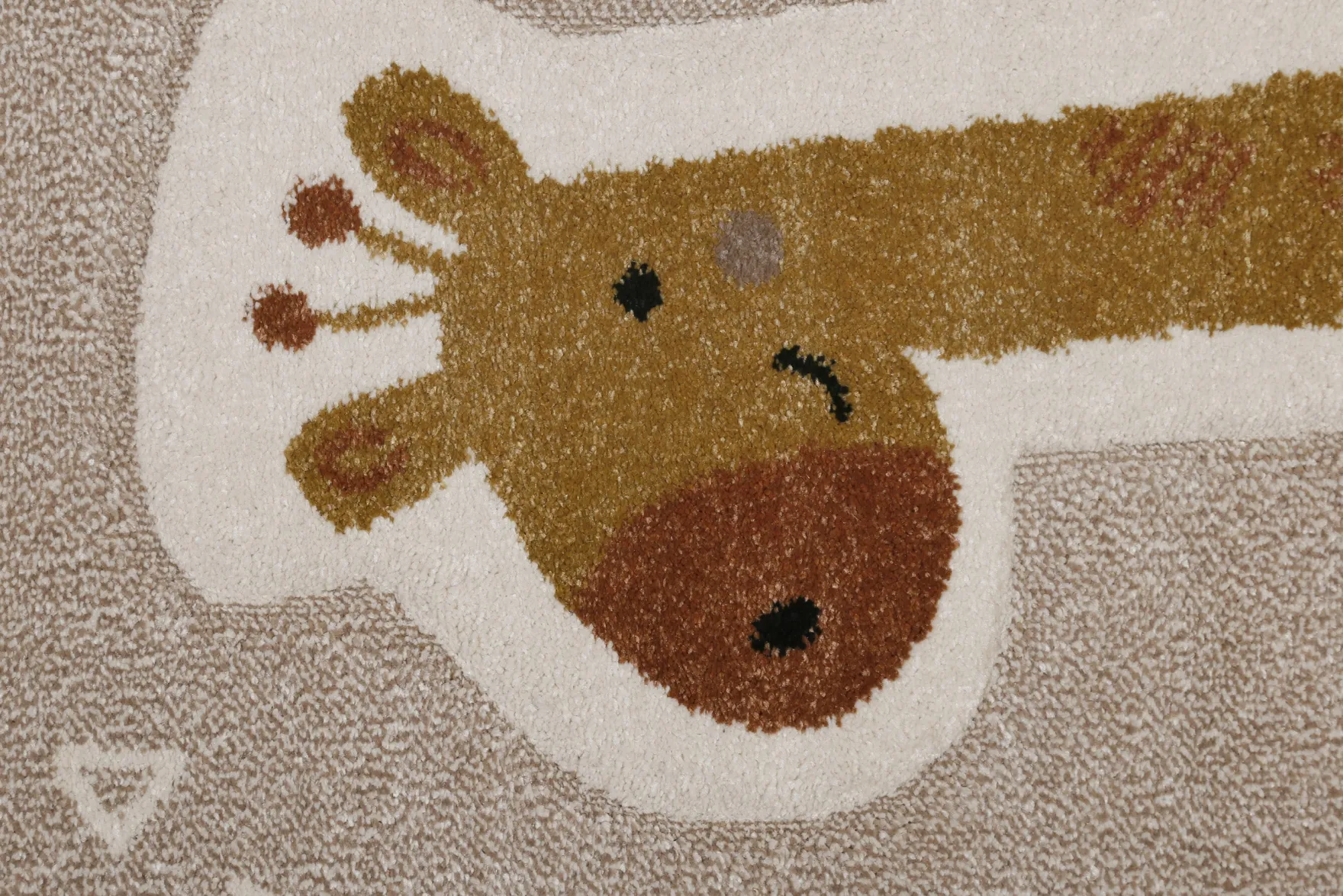 Kinderteppich Sand Beige meliert "Nala & Friends" Smart Kids
