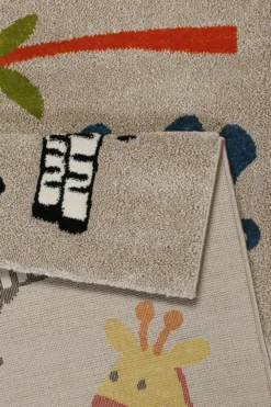 Kinderteppich Sand Beige meliert "Benny & Friends" Smart Kids