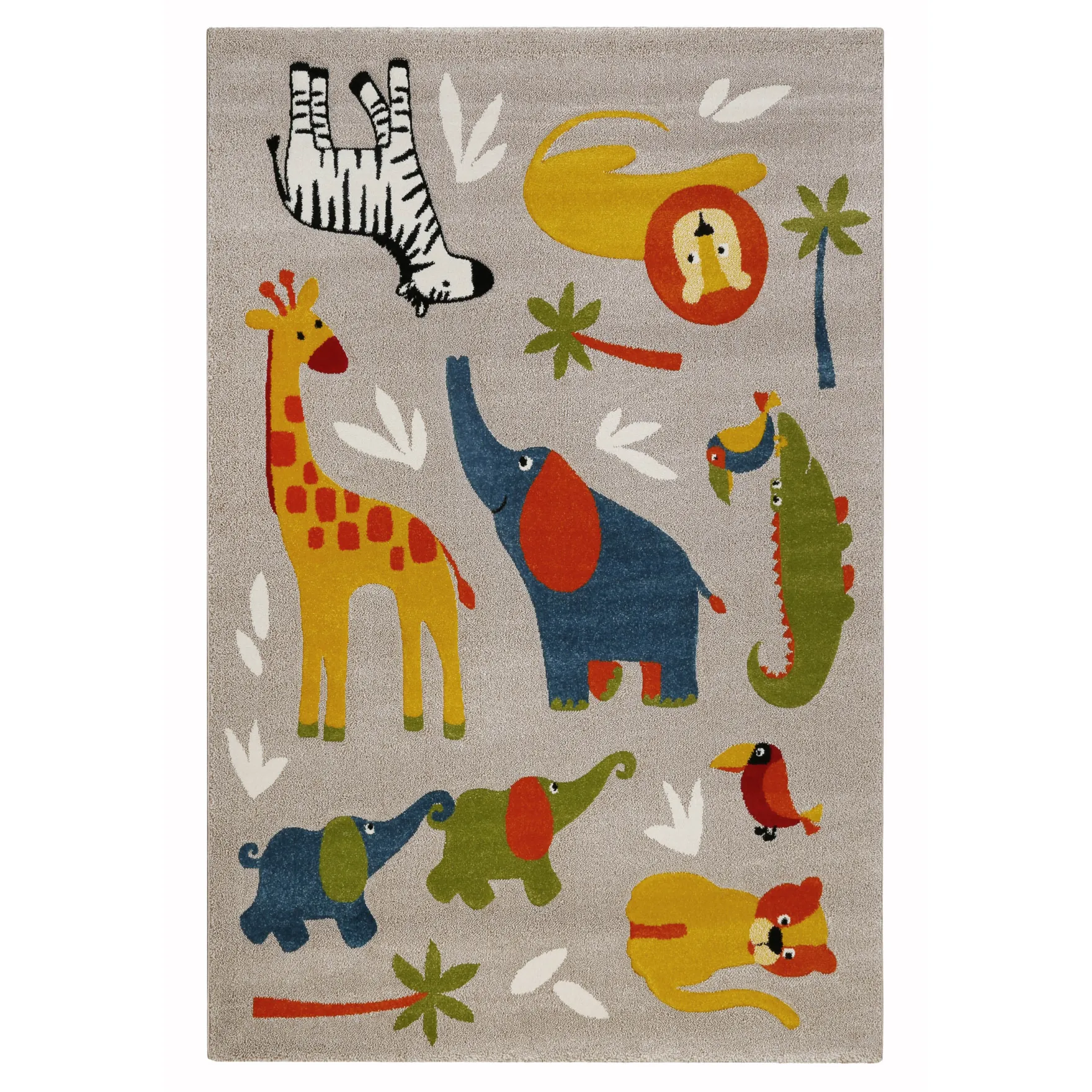 Kinderteppich Sand Beige meliert "Benny & Friends" Smart Kids