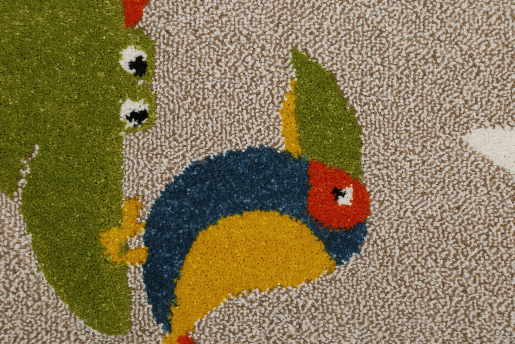 Kinderteppich Sand Beige meliert "Benny & Friends" Smart Kids