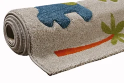 Kinderteppich Sand Beige meliert