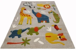 Kinderteppich Sand Beige meliert