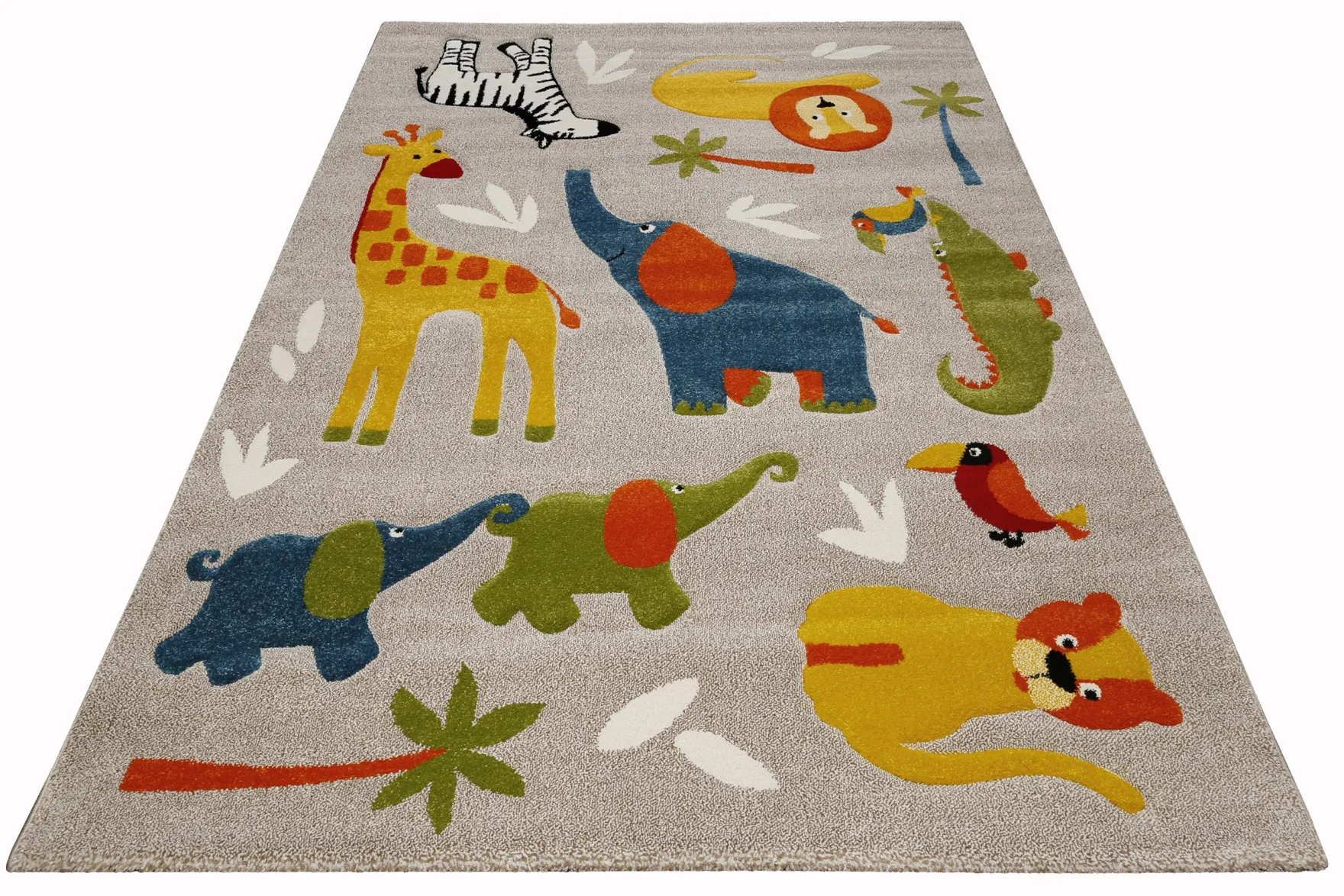 Kinderteppich Sand Beige meliert "Benny & Friends" Smart Kids