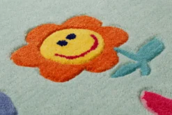 Kinderteppich Türkis "Happy me!" Smart Kids
