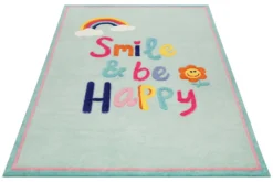 Kinderteppich Türkis 