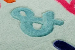 Kinderteppich Türkis 