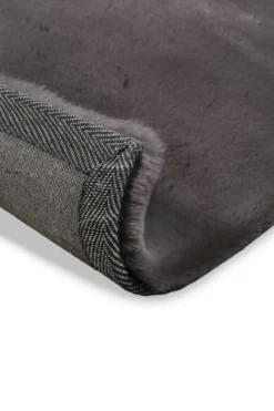 Kunstfell Teppich Anthrazit flauschig und weich "Anna" WECONhome Basics