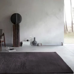 Kunstfell Teppich Anthrazit flauschig und weich 
