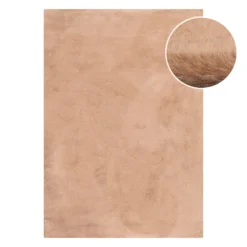 Kunstfell Teppich Apricot flauschig und weich "Anna" WECONhome Basics