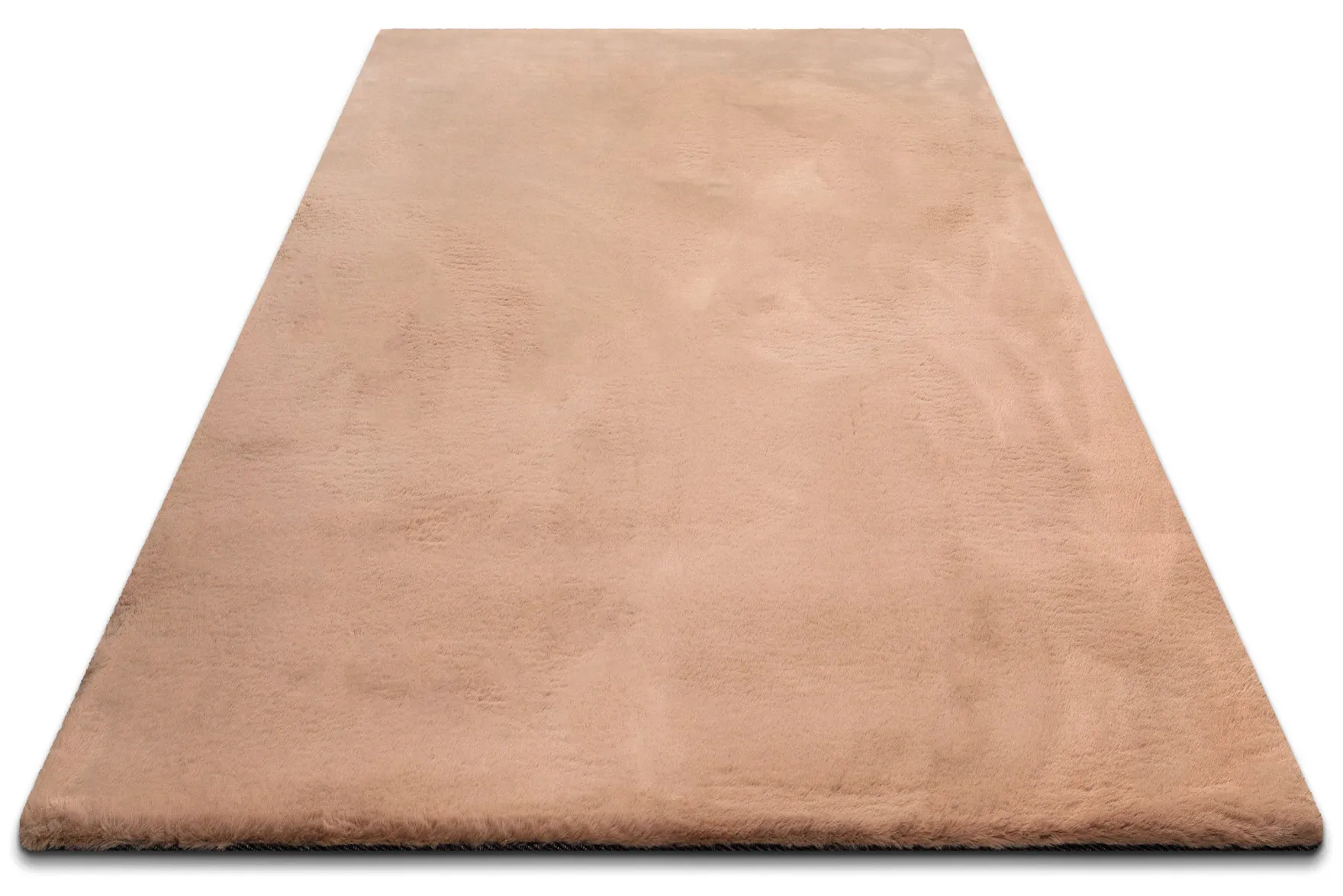 Kunstfell Teppich Apricot flauschig und weich "Anna" WECONhome Basics