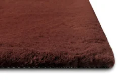 Kunstfell Teppich Bordeaux flauschig und weich 