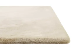 Kunstfell Teppich Creme Beige kuschelig & flauschig "Vita" Homie Living