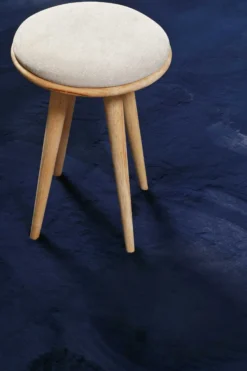 Kunstfell Teppich Dunkelblau kuschelig & flauschig 