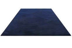 Kunstfell Teppich Dunkelblau kuschelig & flauschig 