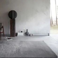 Kunstfell Teppich Grau flauschig und weich 