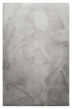 Kunstfell Teppich Hellgrau soft & weich "Villa Rosso" Homie Living