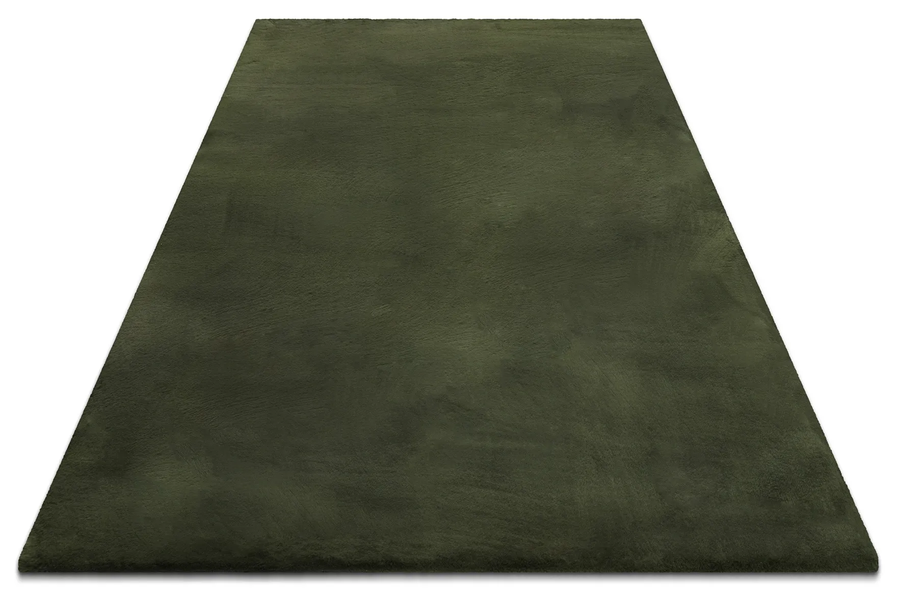 Kunstfell Teppich Olive flauschig und weich "Anna" WECONhome Basics