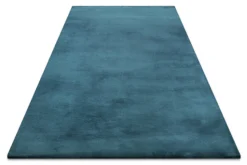 Kunstfell Teppich Petrol flauschig und weich "Anna" WECONhome Basics