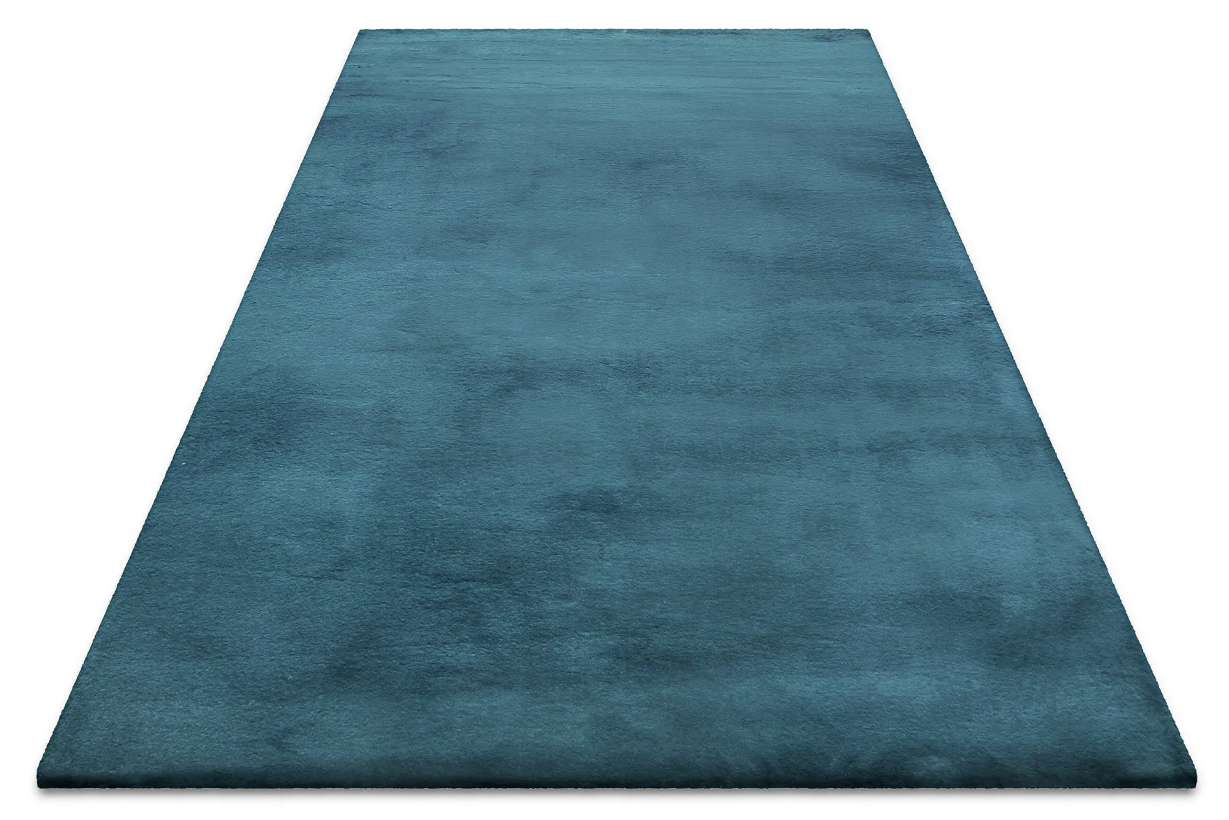 Kunstfell Teppich Petrol flauschig und weich "Anna" WECONhome Basics