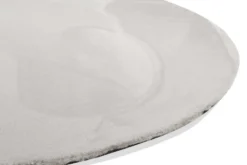 Kunstfell Teppich Rund Beige Grau flauschig und weich