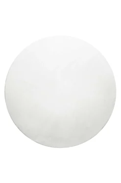 Kunstfell Teppich Rund Creme Weiß soft & weich
