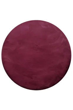 Kunstfell Teppich Rund Violett kuschelig & flauschig "Vita" Homie Living