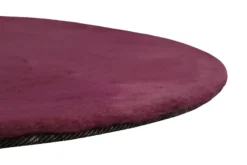 Kunstfell Teppich Rund Violett kuschelig & flauschig "Vita" Homie Living