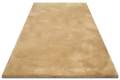 Kunstfell Teppich Sand flauschig und weich 