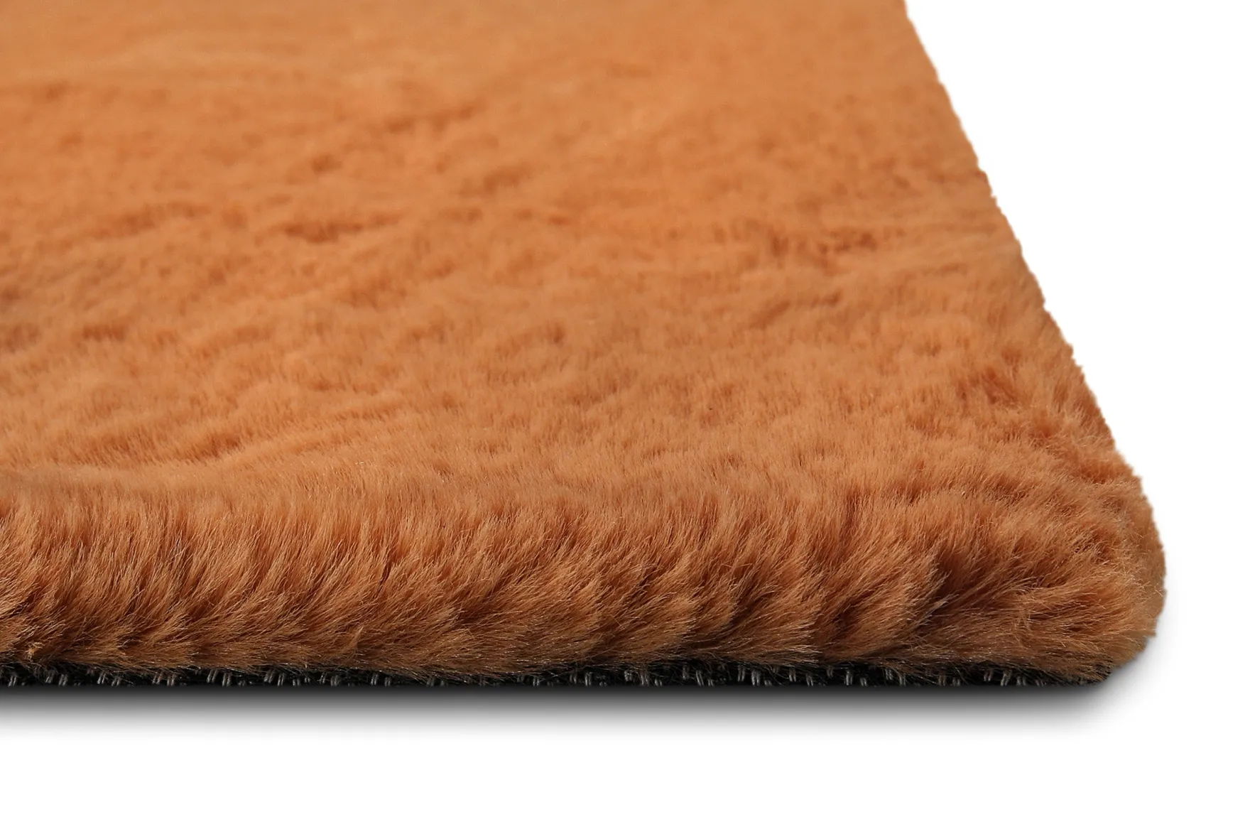Kunstfell Teppich Terracotta flauschig und weich "Anna" WECONhome Basics