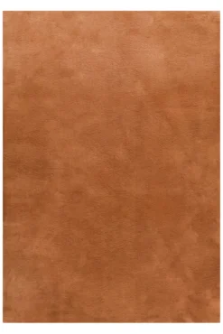 Kunstfell Teppich Terracotta flauschig und weich