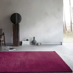 Kunstfell Teppich Violett flauschig und weich "Anna" WECONhome Basics