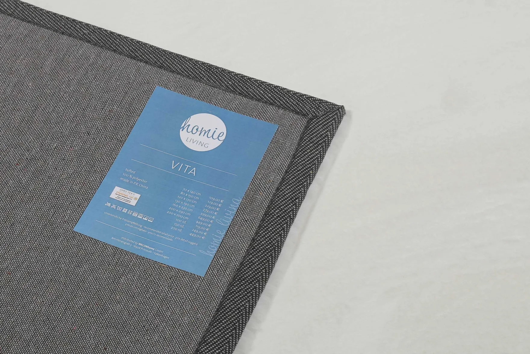 Kunstfell Teppich Weiß kuschelig & flauschig "Vita" Homie Living