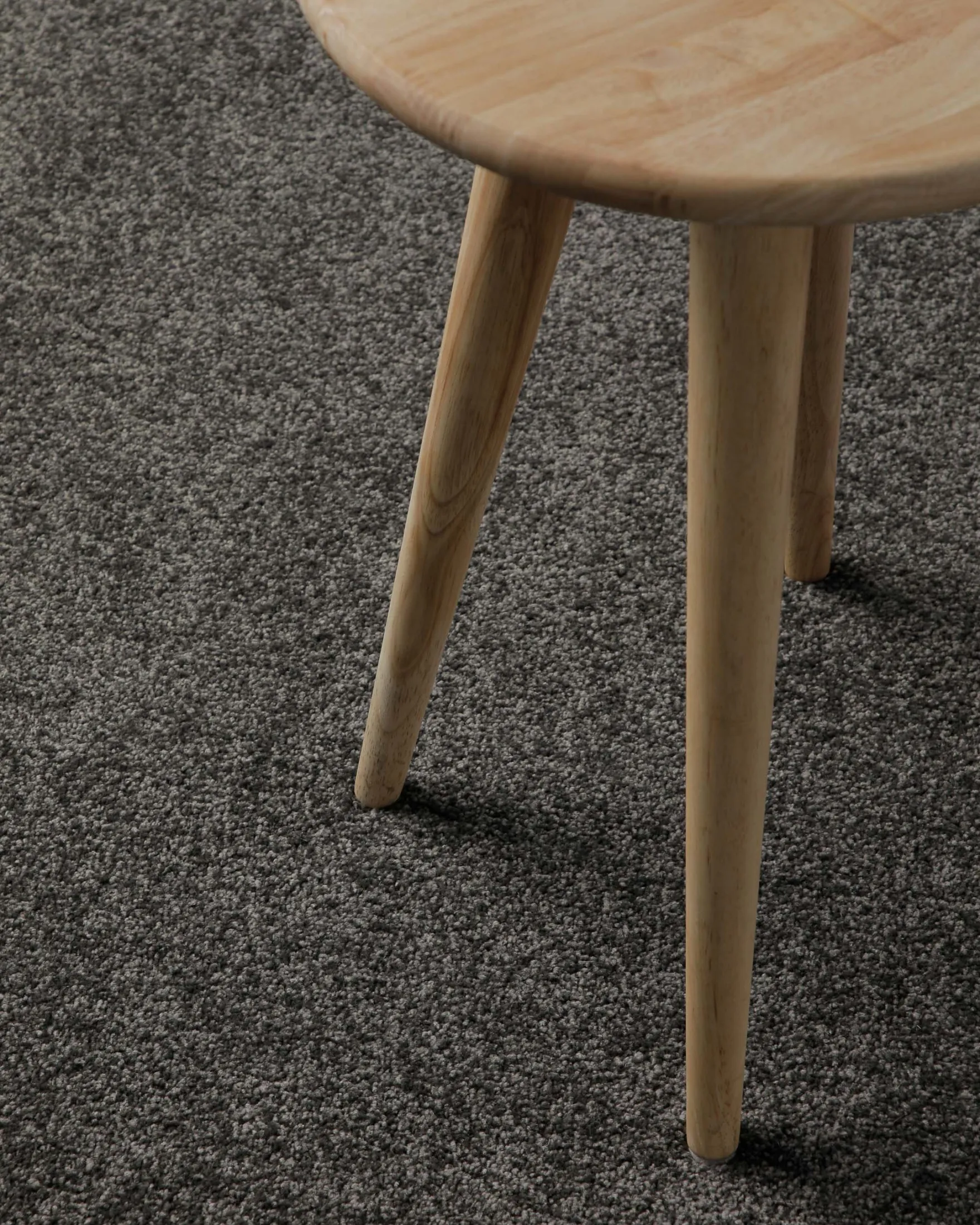 Kurzflorteppich Anthrazit grau "Freja" WECONhome Basics