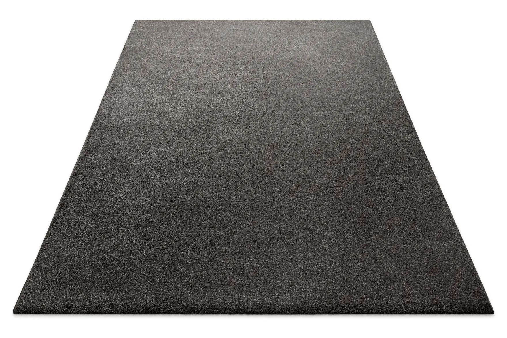 Kurzflorteppich Anthrazit grau "Freja" WECONhome Basics