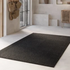 Kurzflorteppich Anthrazit "Nova" WECONhome Basics