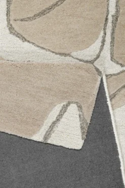 Kurzflorteppich Beige aus Schurwolle "Tunia" WECONhome