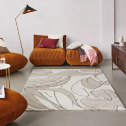 Kurzflorteppich Beige aus Schurwolle "Tunia" WECONhome