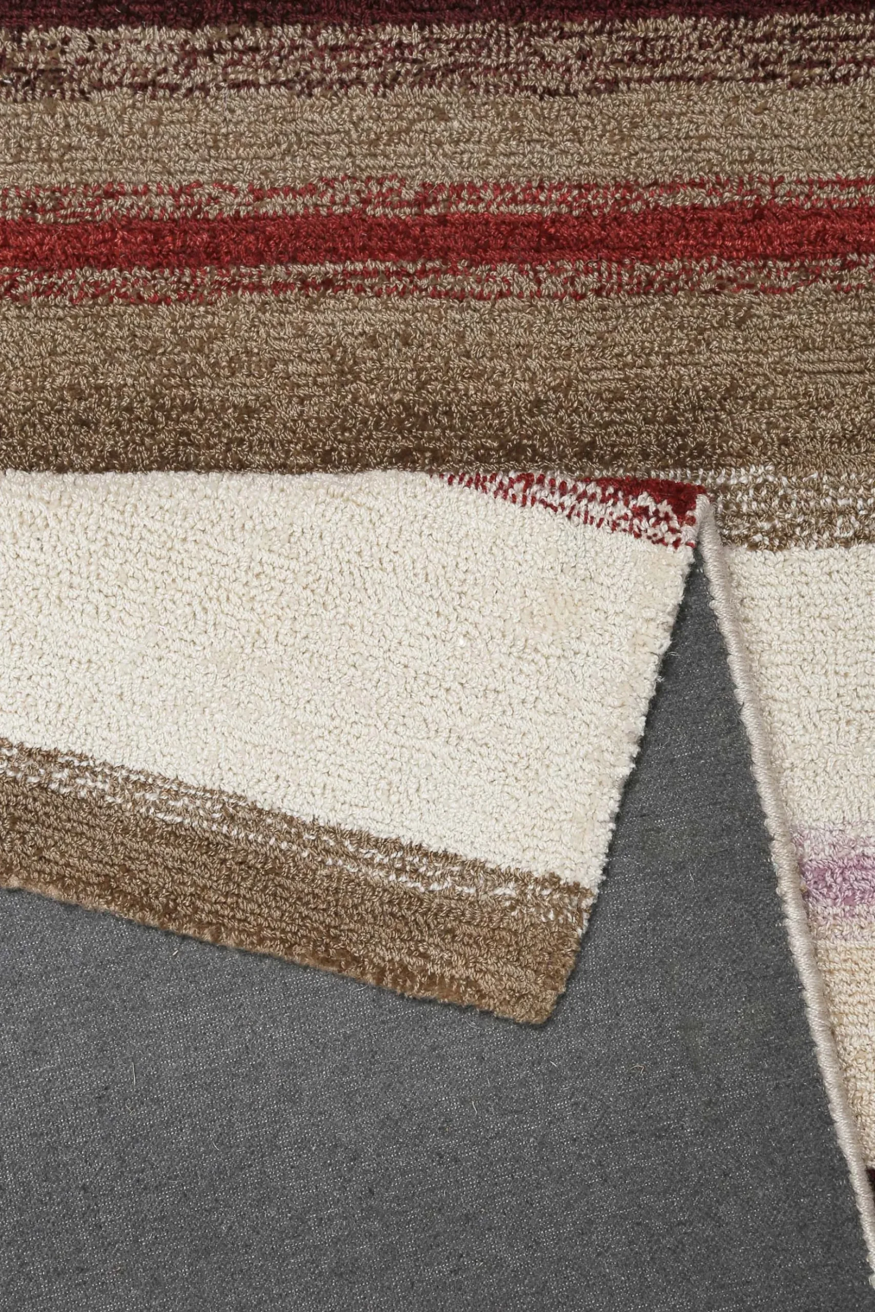 Kurzflorteppich Beige Multi "Petrol" WECONhome