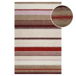Kurzflorteppich Beige Multi