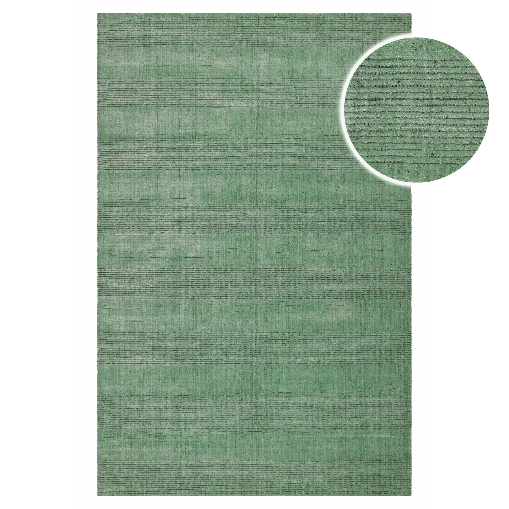 Kurzflor Teppich Blass Grün "Seattle" WECONhome