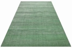 Kurzflor Teppich Blass Grün