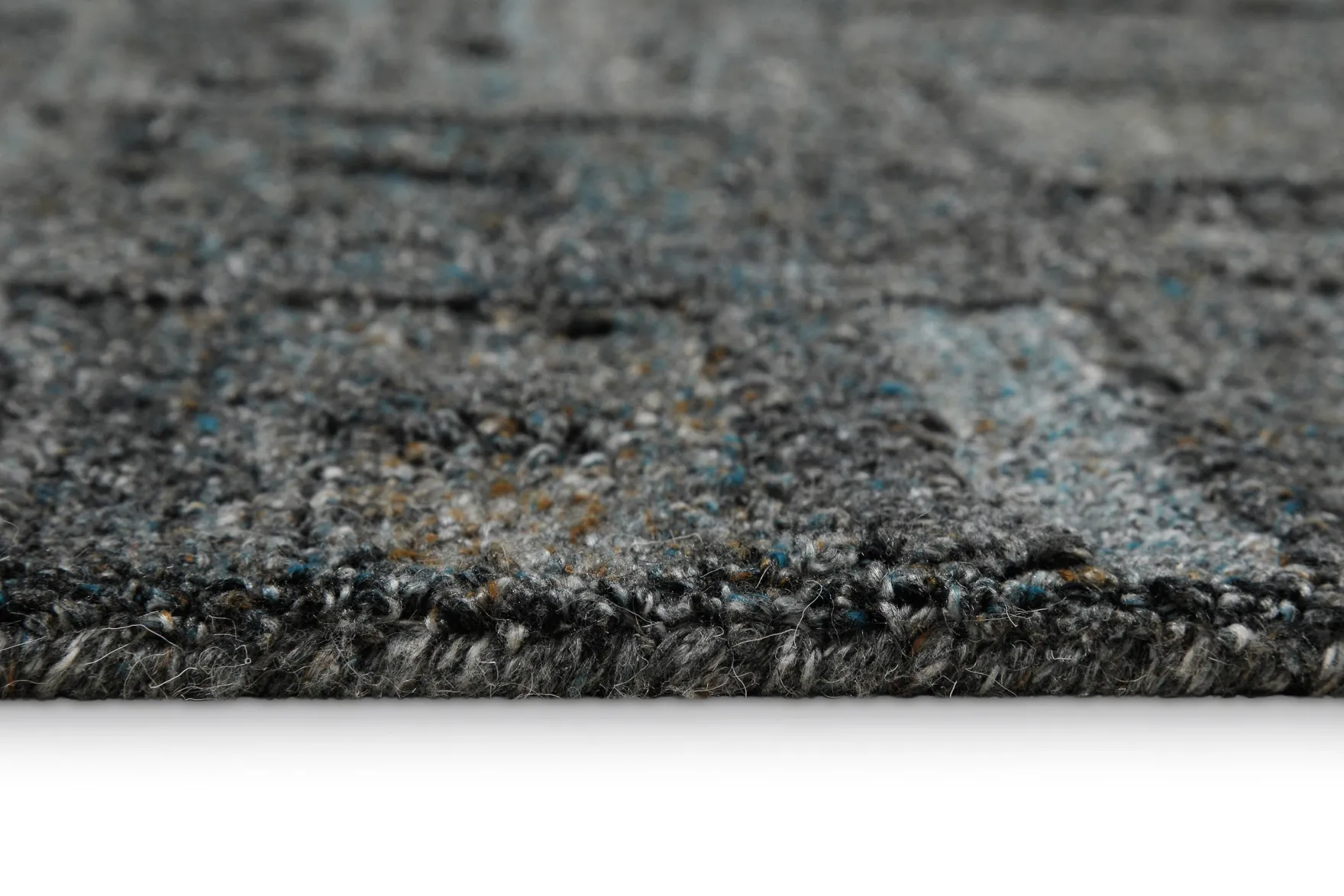 Kurzflor Teppich Blau Grau "Hamptons FORTYTWO" WECONhome