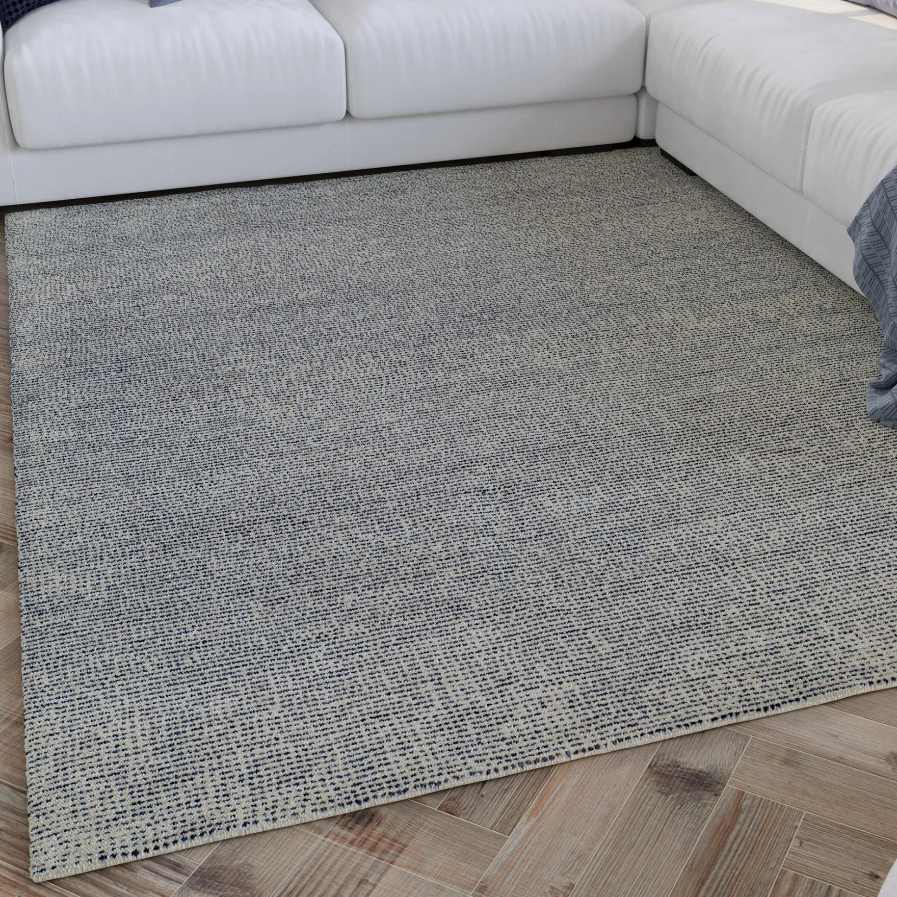 Kurzflor Teppich Blau "Hamptons THIRTYTWO" WECONhome