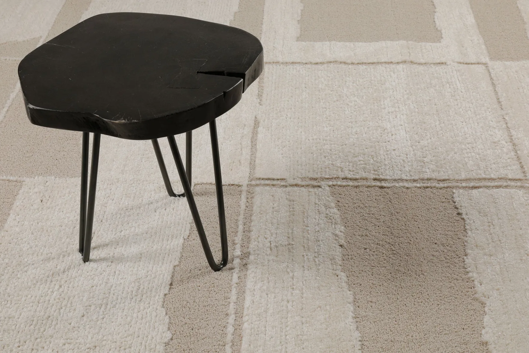 Kurzflor Teppich Creme Beige "Ingvar" WECONhome