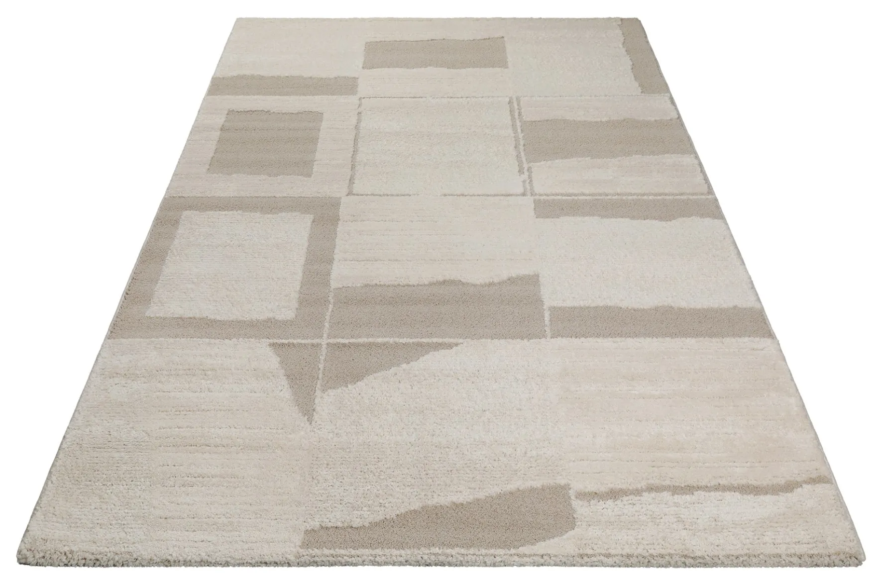 Kurzflor Teppich Creme Beige "Ingvar" WECONhome